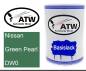 Preview: Nissan, Green Pearl, DW0: 500ml Lackdose, von ATW Autoteile West.